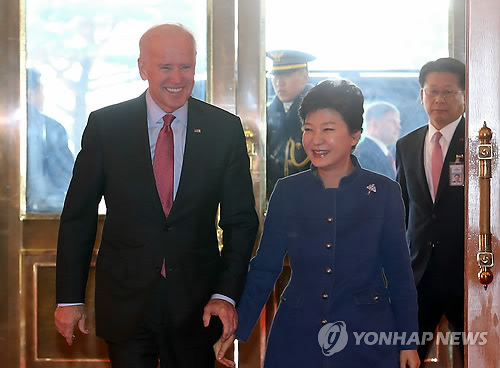 박 대통령과 바이든 미국 부통령