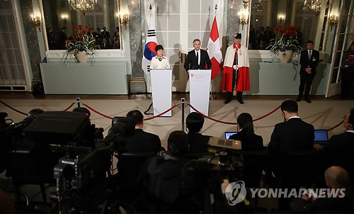 한-스위스 정상 공동기자회견