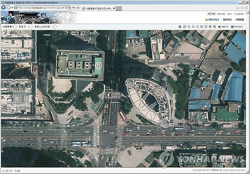 서울시, 25㎝급 고해상도 항공사진 인터넷으로 제공