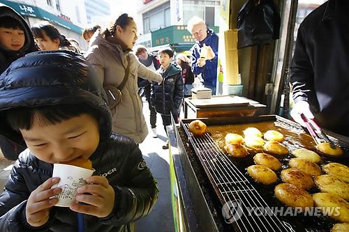 추위에는 호떡이 최고