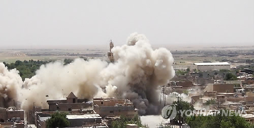 수니파 반군, 시아파 모스크 폭파