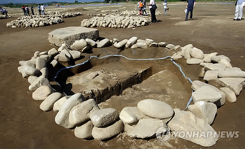 춘천 중도서 확인된 고인돌