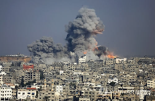 이'군 가자지구 최대 공습