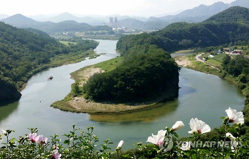 한반도지형과 무궁화