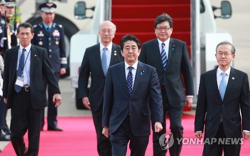 아베 신조 일본 총리 방한