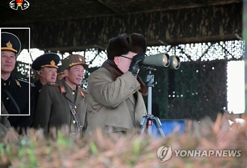 북한 김명식, 부총참모장 직함 달고 1년에만에 등장