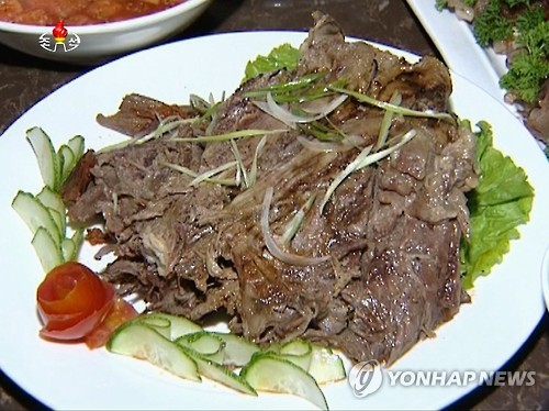 북한 인기있는 여름철 보양식 '단고기장(보신탕)'