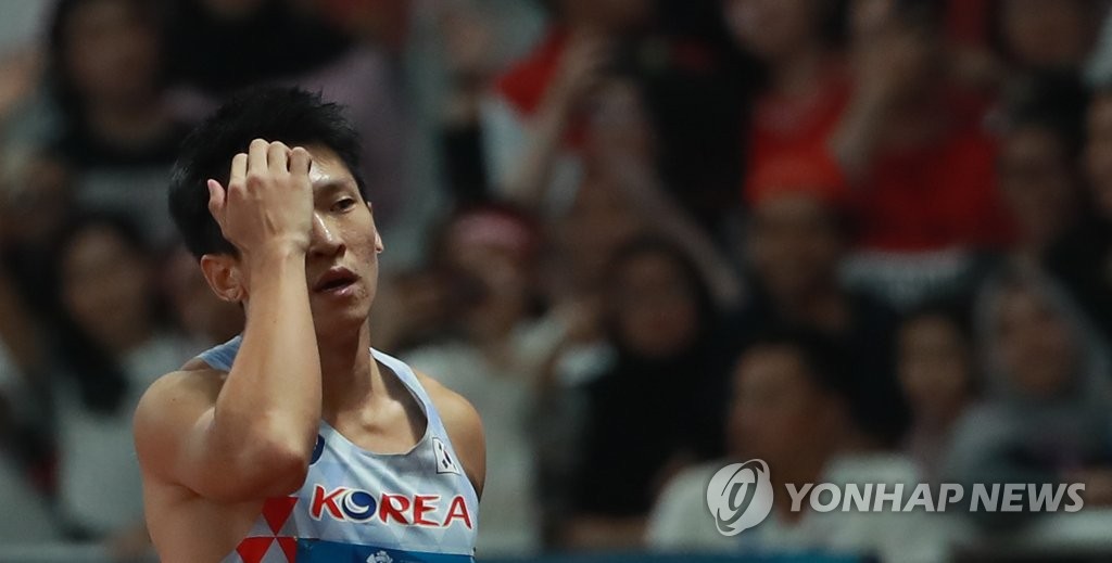 김국영, 100m 아쉬운 레이스