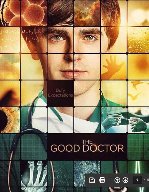 A promotional image for ABC's TV series "The Good Doctor" (Yonhap)